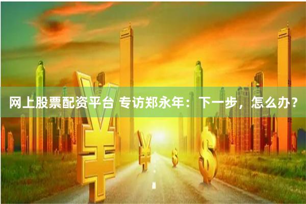 网上股票配资平台 专访郑永年：下一步，怎么办？