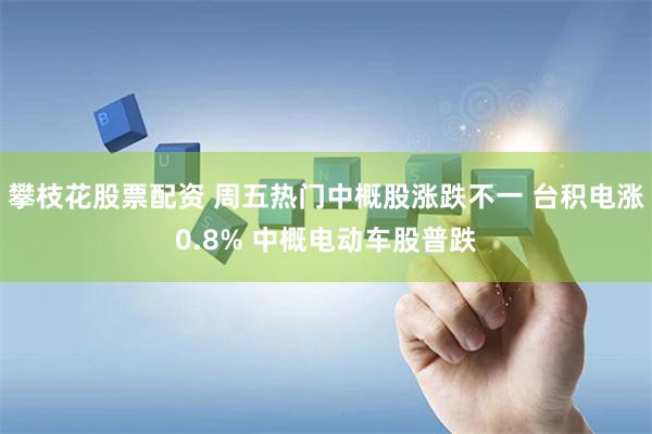 攀枝花股票配资 周五热门中概股涨跌不一 台积电涨0.8% 中概电动车股普跌